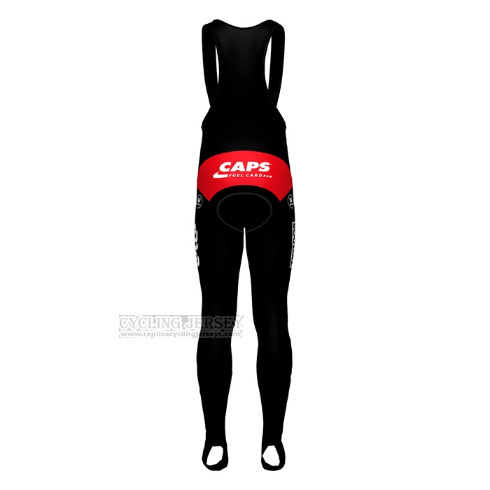 2022 Cycling Jersey Lotto Soudal Red Long Sleeve and Bib Short